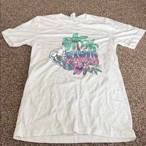 Rip Curl White T-Shirt with Logo Tag